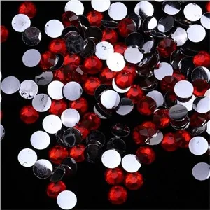 Crystal Flat Back Resina Rhinestones Gemas